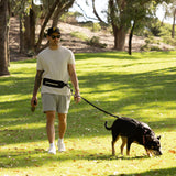 Adjustable Hands Free Dog Walking Belt + Leash